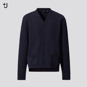 Uniqlo +J Merino Cardigan - Men's Medium Navy NWT